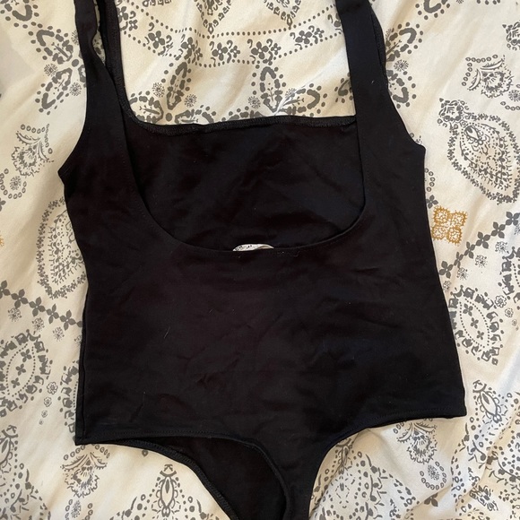 Free People black tank bodysuit - Picture 3 of 5